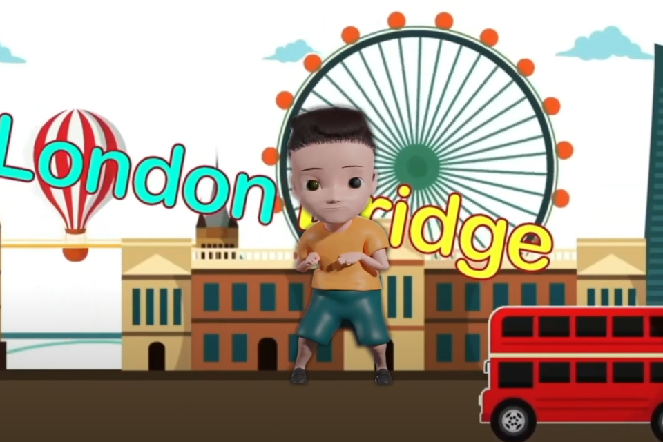 London Bridge is falling down Nursery Rhyme