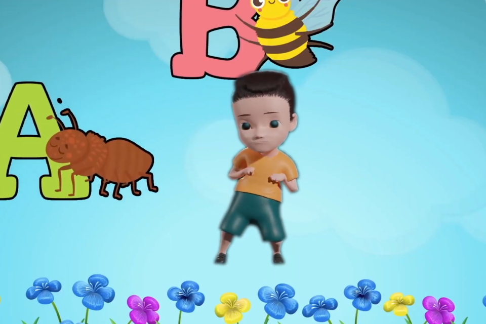 Phonic Alphabet Song nursery rhyme